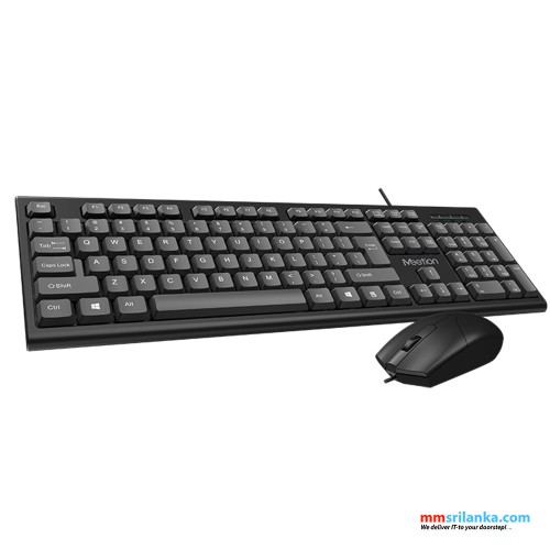 Meetion MT-C100 Wired Keyboard & Mouse Combo Pack (6M)